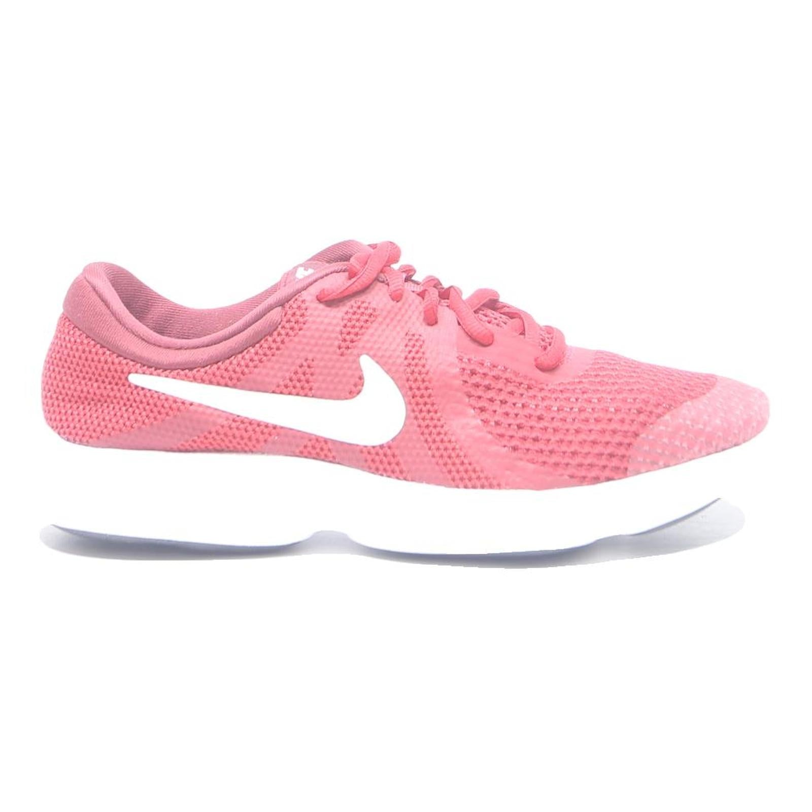 NIKE Free RN 5.0 Boys Lightweight Trainers Lace-Up Running Shoes Pink Polyester
