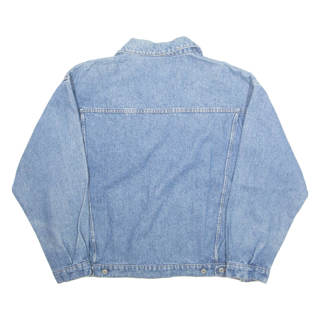 BEPPO Womens Denim Jacket Blue L