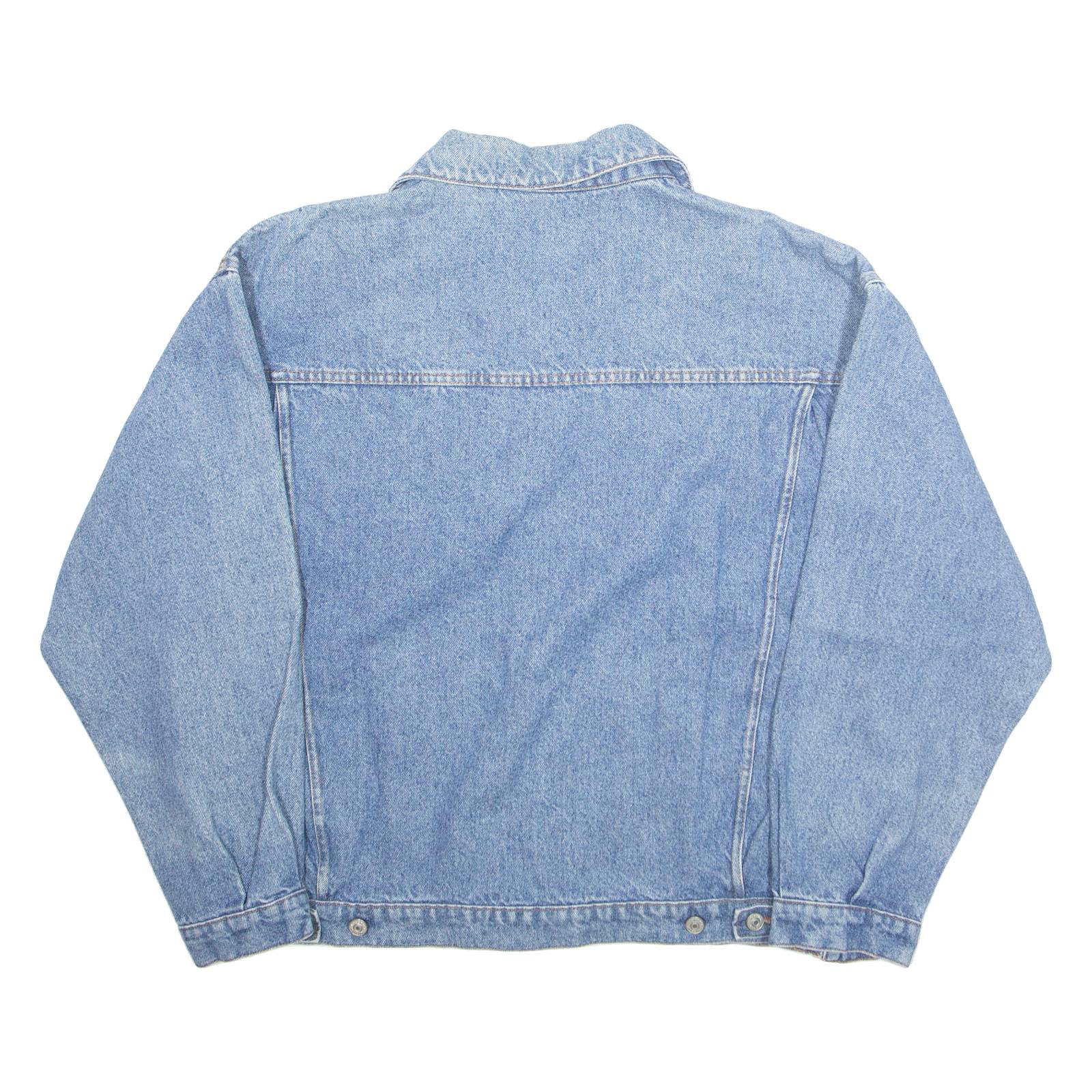 BEPPO Womens Denim Jacket Blue L