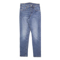 LEVI'S 501S Womens Jeans Blue Regular Straight Denim Medium Wash W25 L28 Classic