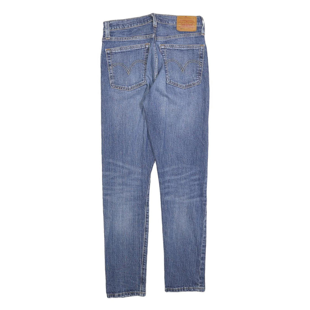 LEVI'S 501S Womens Jeans Blue Regular Straight Denim Medium Wash W25 L28 Classic