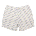 POLO RALPH LAUREN Mens White Casual Cotton Blend Shorts M W30 All Over Logo
