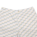 POLO RALPH LAUREN Mens White Casual Cotton Blend Shorts M W30 All Over Logo