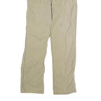CARHARTT Mens Cotton Blend Beige Regular Fit Straight Leg Trousers W34 L32