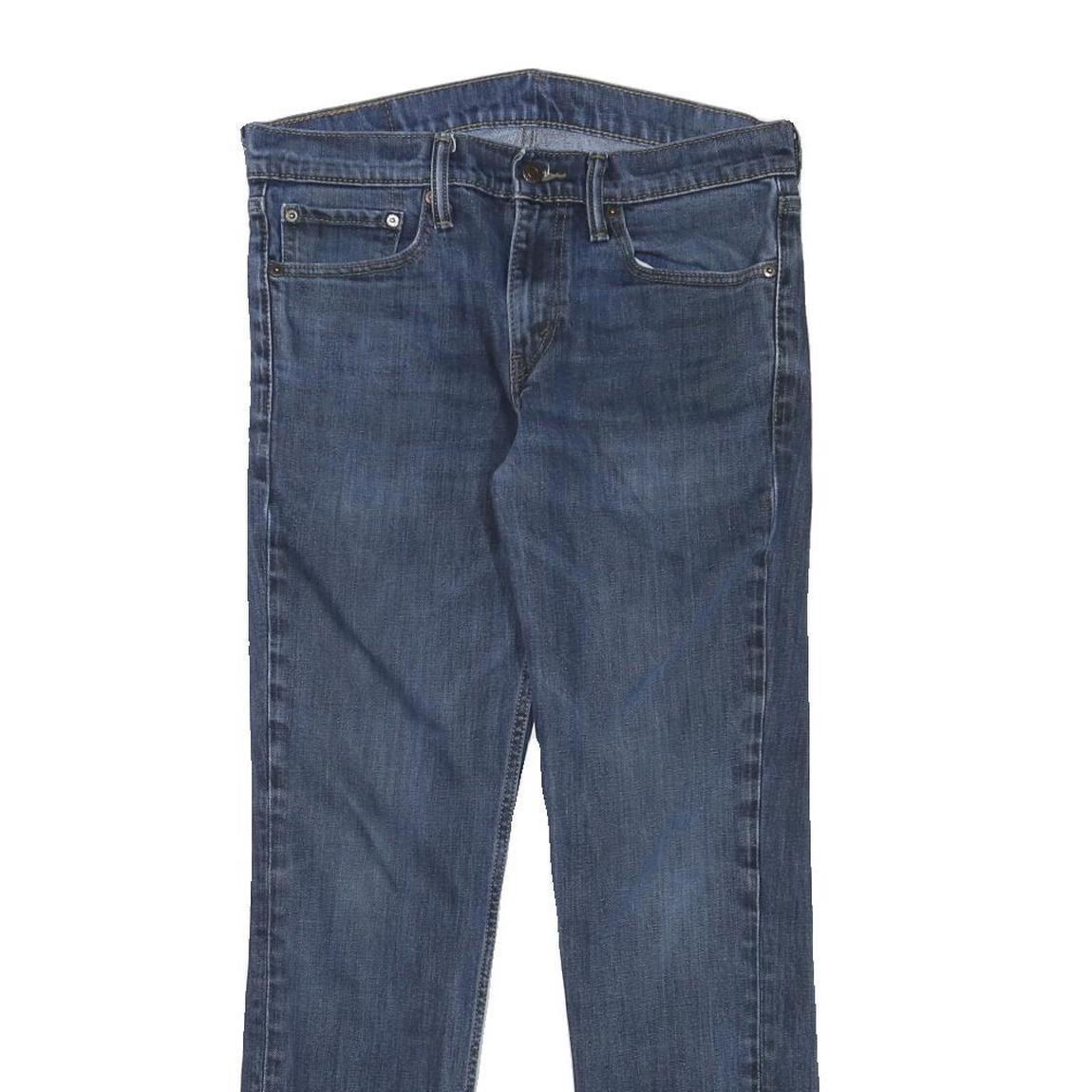 LEVI'S 511 Mens Slim Skinny Denim Medium Blue Cotton Blend W31 L30 Zip Jeans