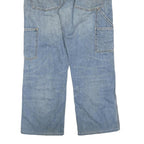 CARHARTT Mens Regular Fit Blue Denim Jeans W36 L30 Workwear Zip Closure