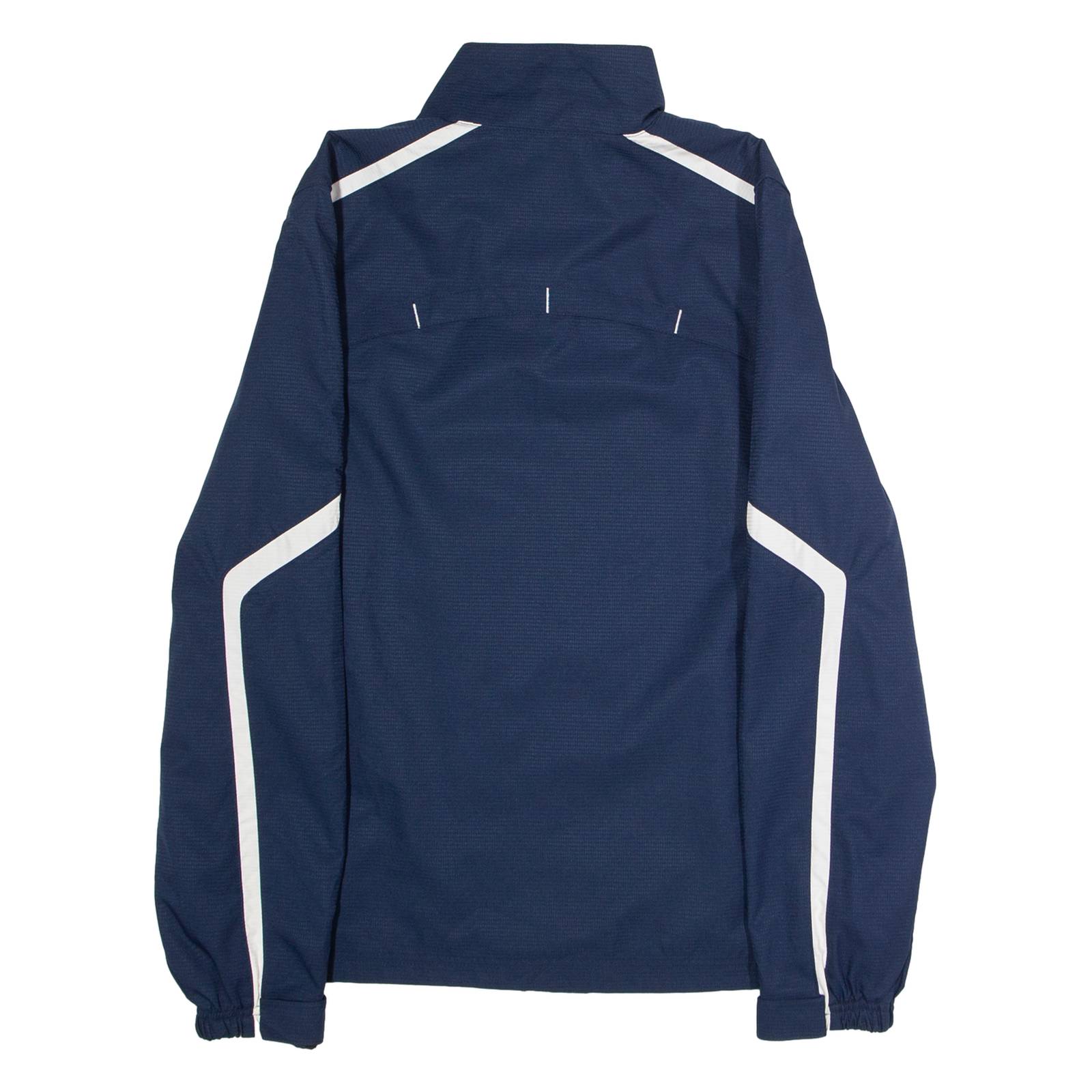 ADIDAS USA Deaf Sports Federation Mens Windbreaker Jacket Blue USA M