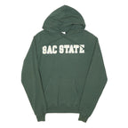 CHAMPION Mens Green Sac State Hoodie S Cotton Blend Pullover Sweatshirt