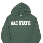 CHAMPION Mens Green Sac State Hoodie S Cotton Blend Pullover Sweatshirt