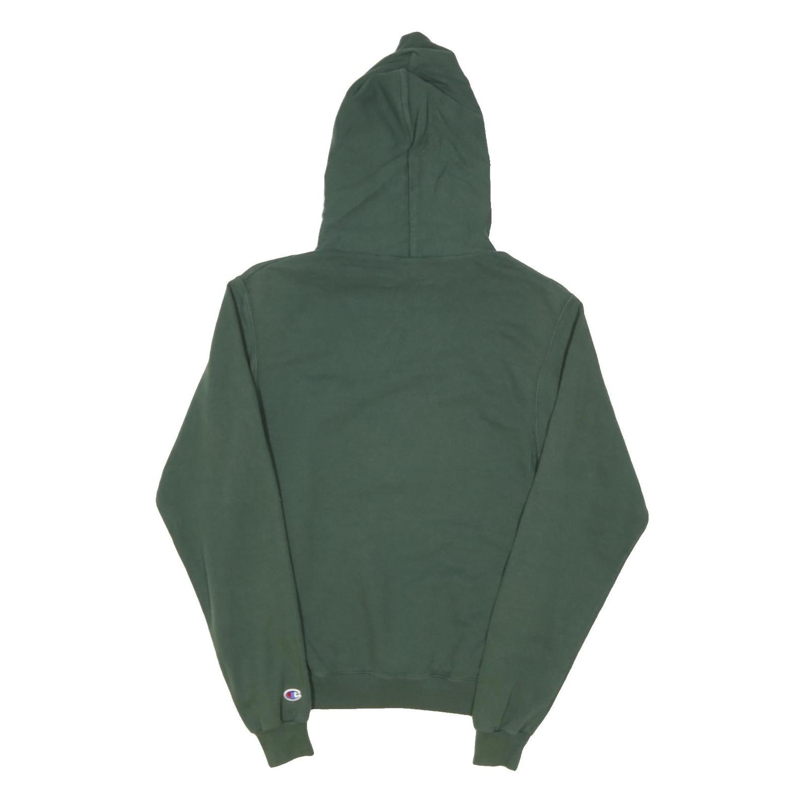 CHAMPION Mens Green Sac State Hoodie S Cotton Blend Pullover Sweatshirt