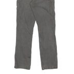 CARHARTT Mens Jeans Grey Regular Fit Straight Denim W34 L36 Workwear Utility