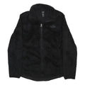 THE NORTH FACE Womens Black Fleece Jacket M Polyester Zip Outdoor Casual