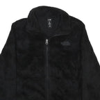 THE NORTH FACE Womens Black Fleece Jacket M Polyester Zip Outdoor Casual