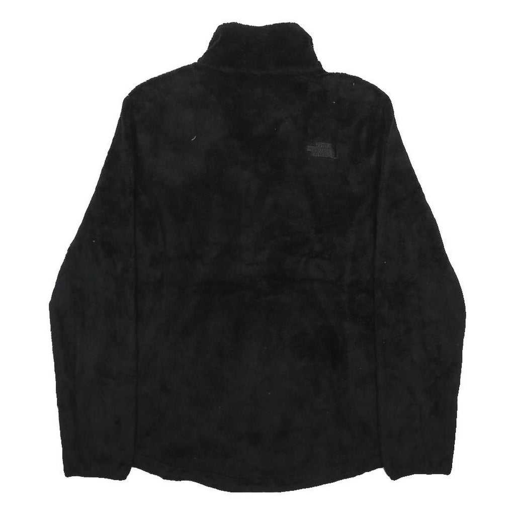 THE NORTH FACE Womens Black Fleece Jacket M Polyester Zip Outdoor Casual