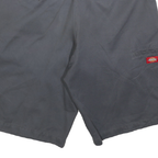 DICKIES Mens Shorts Grey Casual Regular L W36 Workwear Cotton Blend