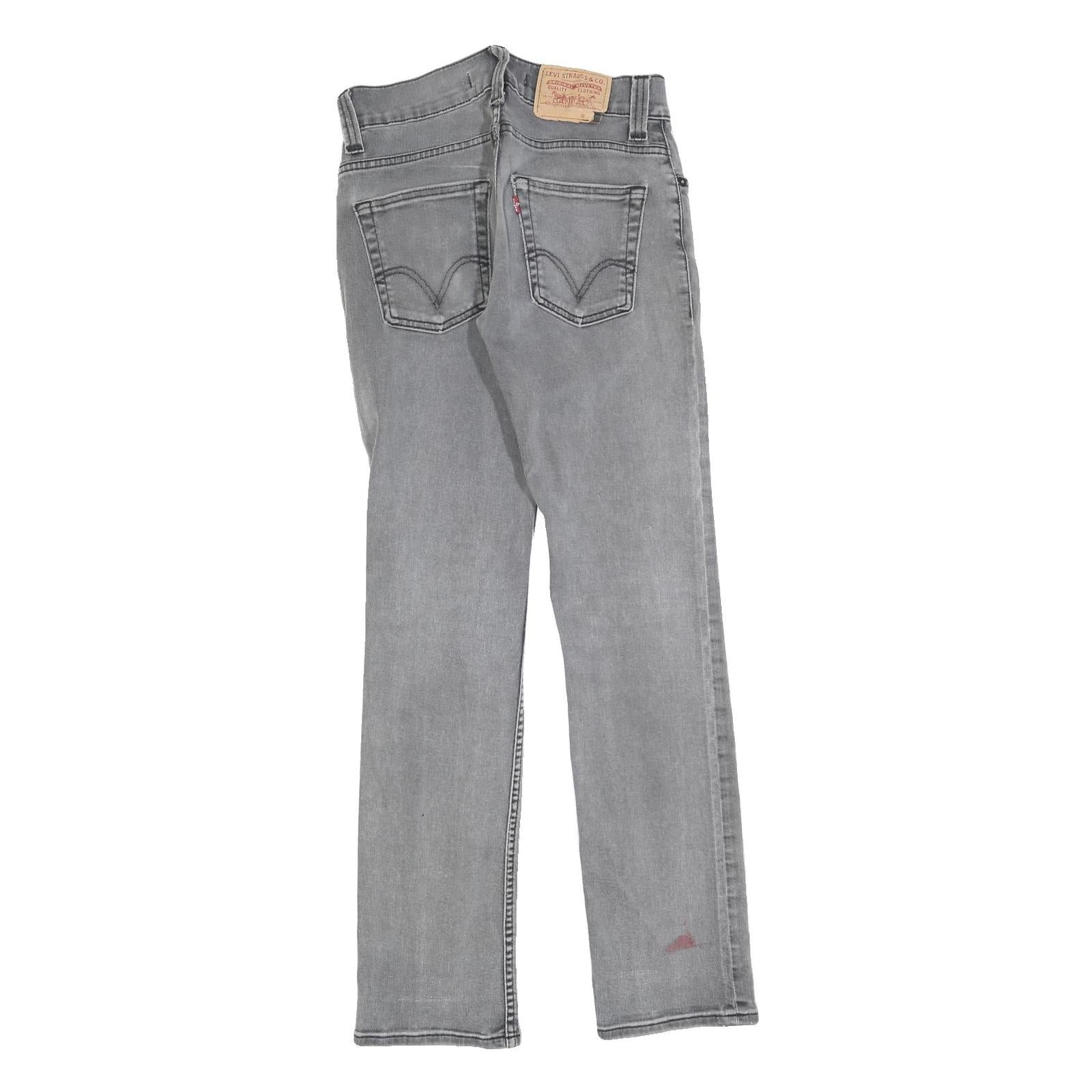 LEVI'S 511 Slim Mens Jeans Grey Slim Skinny Denim Light W28 L32 Casual