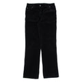 WOOLRICH Womens Corduroy Trousers Black Regular Straight W30 L32
