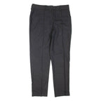 THEORY Mens Trousers Black Regular Tapered Wool W30 L28
