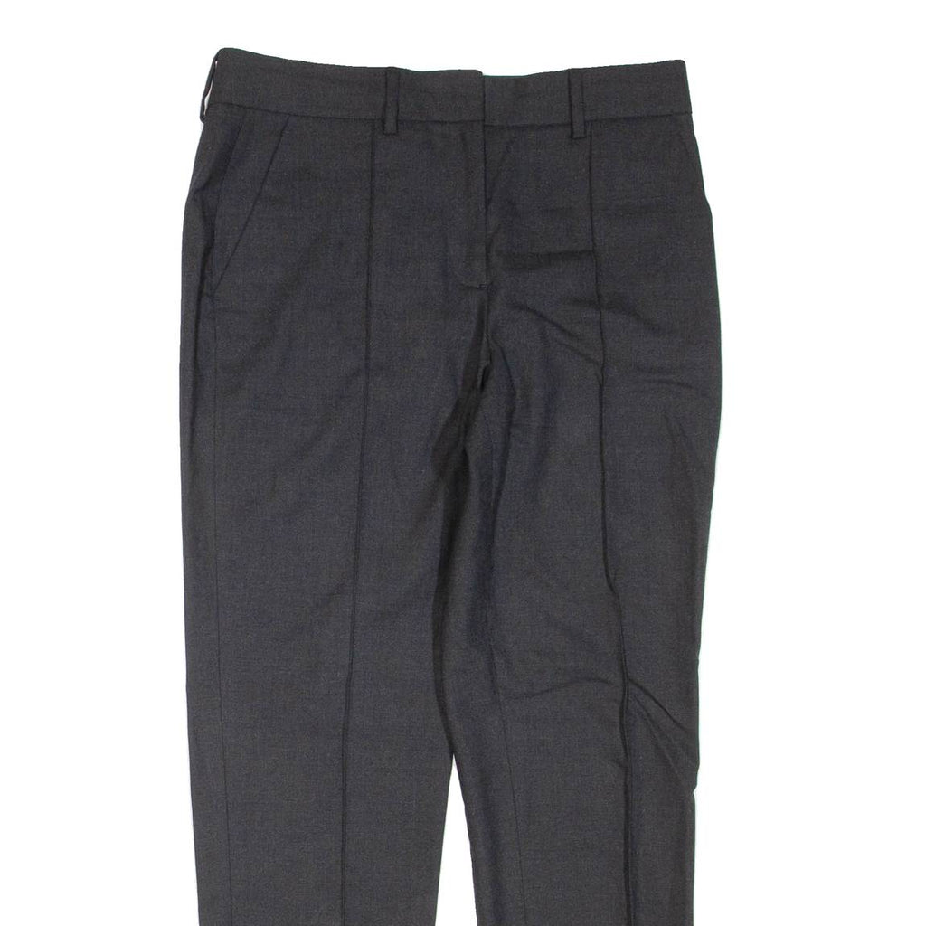 THEORY Mens Trousers Black Regular Tapered Wool W30 L28