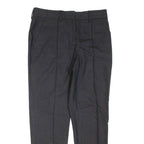 THEORY Mens Trousers Black Regular Tapered Wool W30 L28