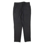 THEORY Mens Trousers Black Regular Tapered Wool W30 L28