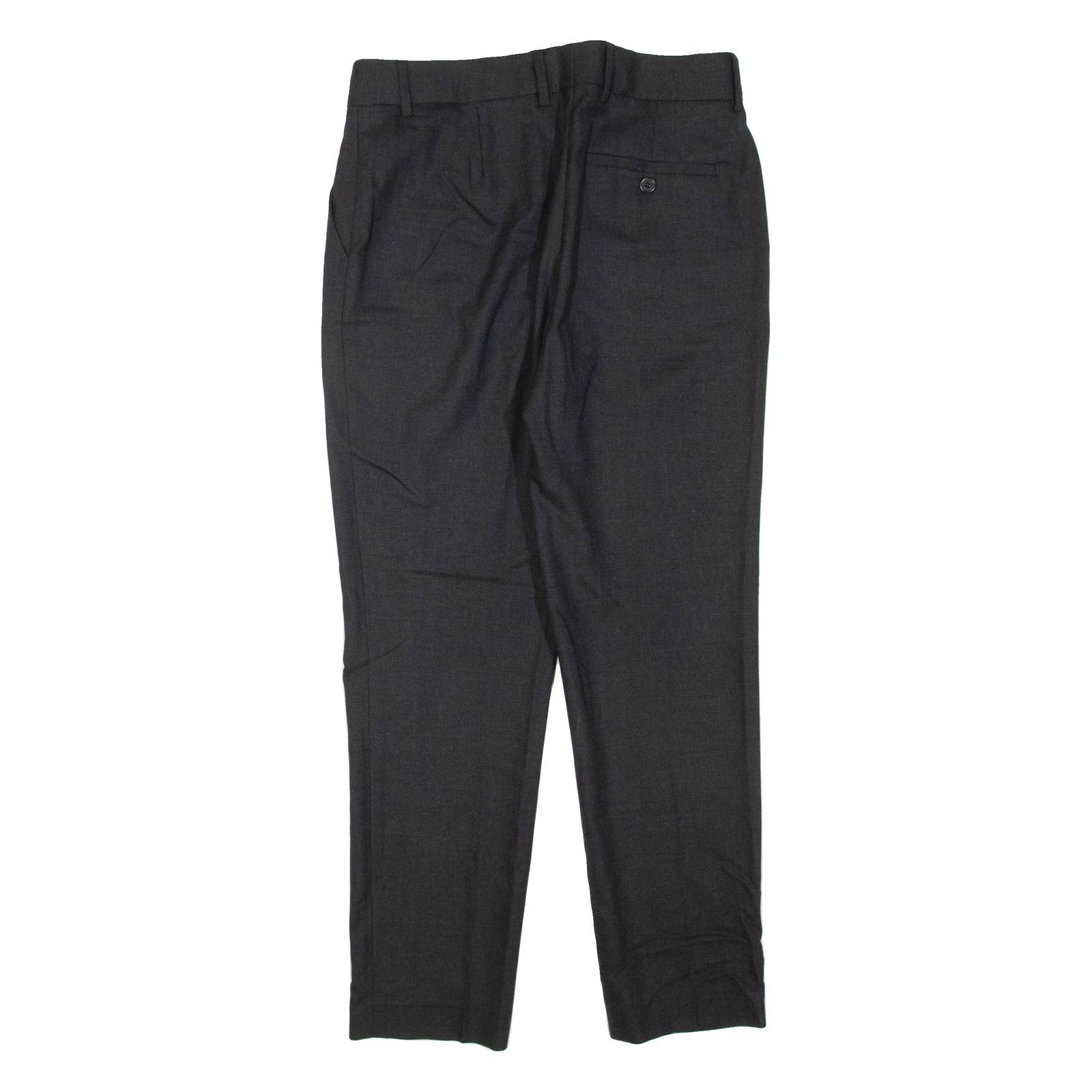 THEORY Mens Trousers Black Regular Tapered Wool W30 L28