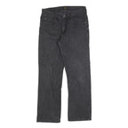 LEE Mens Regular Fit Black Denim Jeans Cotton Blend Zip W32 L32 Classic Style