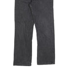 LEE Mens Regular Fit Black Denim Jeans Cotton Blend Zip W32 L32 Classic Style