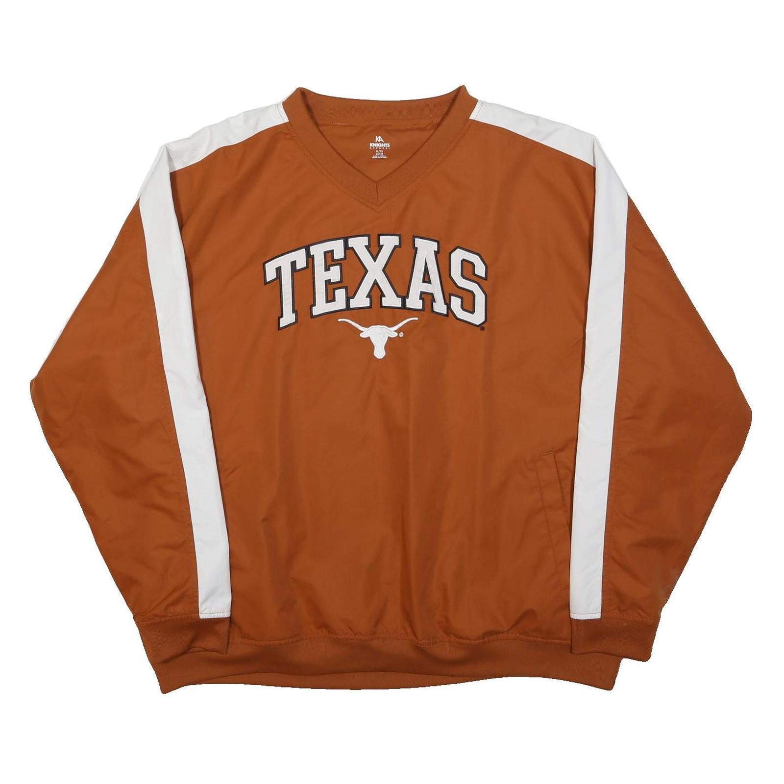 KNIGHTS APPAREL Mens Orange & White Texas Jacket XL Polyester Plain Sports