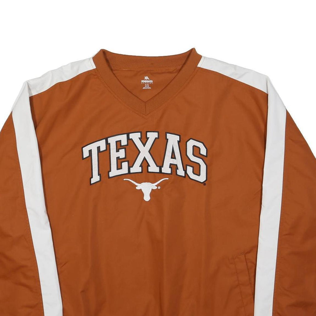 KNIGHTS APPAREL Mens Orange & White Texas Jacket XL Polyester Plain Sports