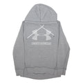 UNDER ARMOUR Mens Grey Hoodie S Cotton Blend Pullover Sportswear Casual
