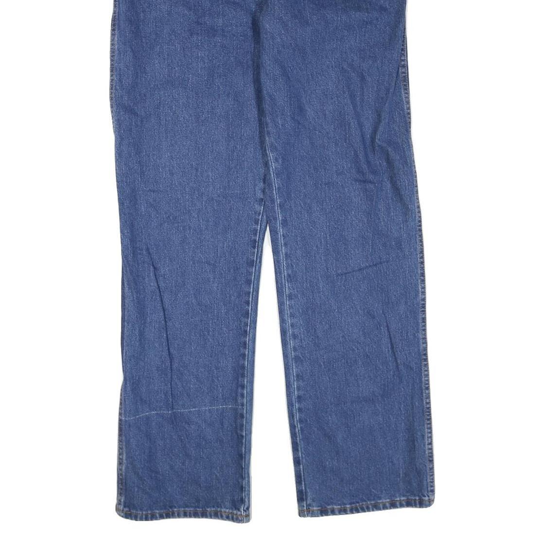 DICKIES Womens Regular Fit Blue Denim Jeans W38 L34 Zip Closure Casual