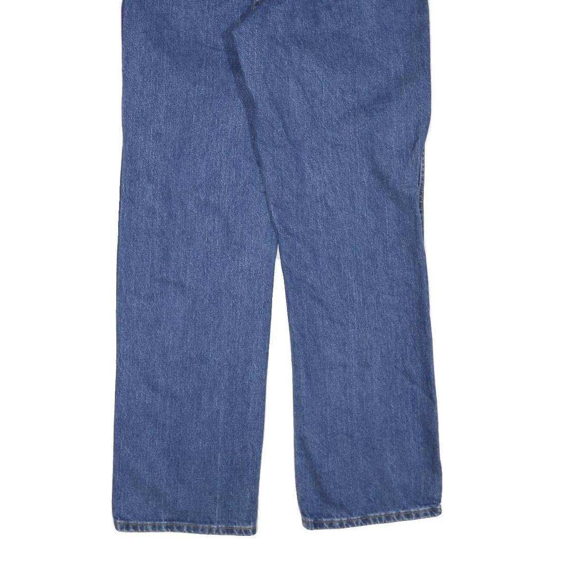 DICKIES Womens Regular Fit Blue Denim Jeans W38 L34 Zip Closure Casual