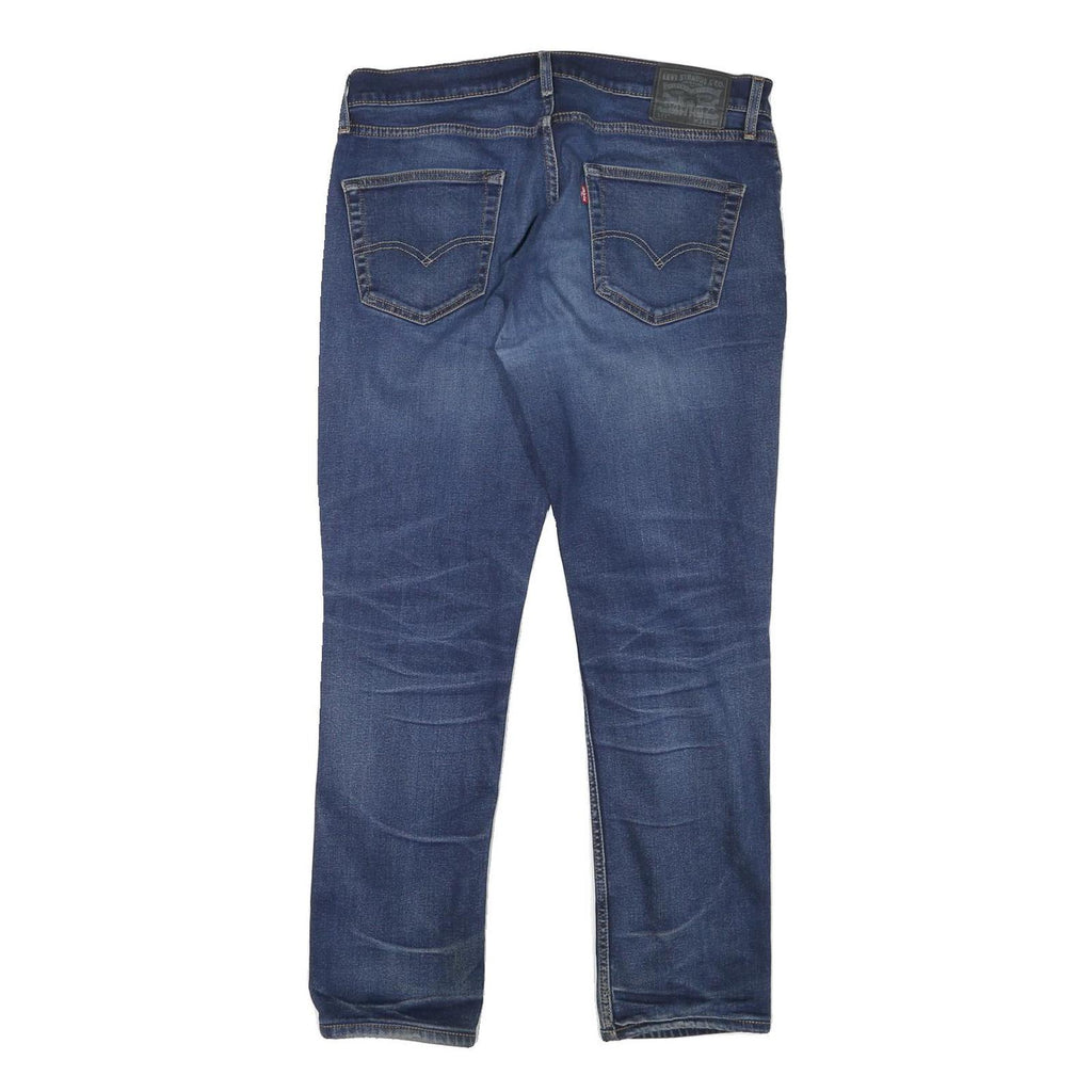 LEVI'S 511 Mens Jeans Blue Slim Slim Fit Denim Medium W34 L29 Zip