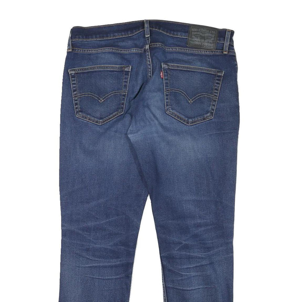 LEVI'S 511 Mens Jeans Blue Slim Slim Fit Denim Medium W34 L29 Zip