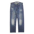 LEVI'S 505 Mens Jeans Blue Regular Straight Denim Medium W32 L27 Classic Zip