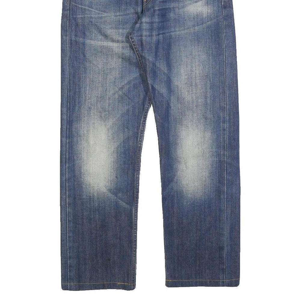 LEVI'S 505 Mens Jeans Blue Regular Straight Denim Medium W32 L27 Classic Zip