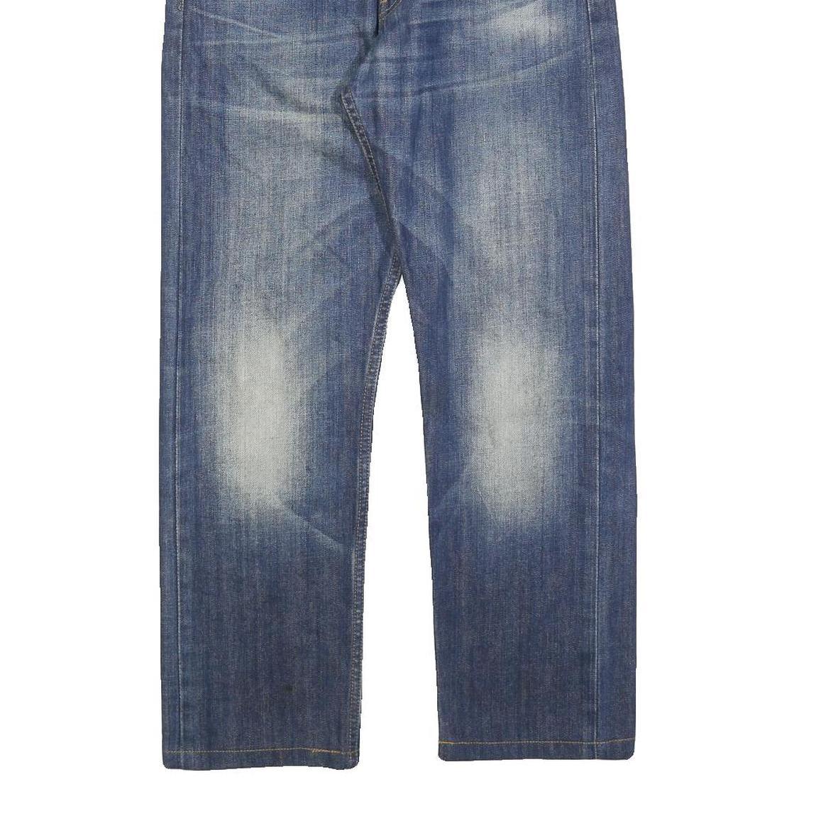 LEVI'S 505 Mens Jeans Blue Regular Straight Denim Medium W32 L27 Classic Zip