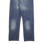 LEVI'S 505 Mens Jeans Blue Regular Straight Denim Medium W32 L27 Classic Zip