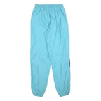 Mens Joggers Blue & White Relaxed Tapered S W26 L32 Polyester Blend Sports