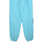 Mens Joggers Blue & White Relaxed Tapered S W26 L32 Polyester Blend Sports