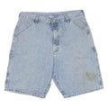 WRANGLER Mens Cotton Blend Blue Casual Denim Shorts L W36