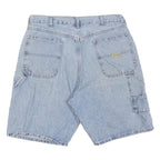 WRANGLER Mens Cotton Blend Blue Casual Denim Shorts L W36