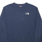 NORTH FACE Mens Blue Sweatshirt Crew Neck M Casual Outdoor Lightweight Warm