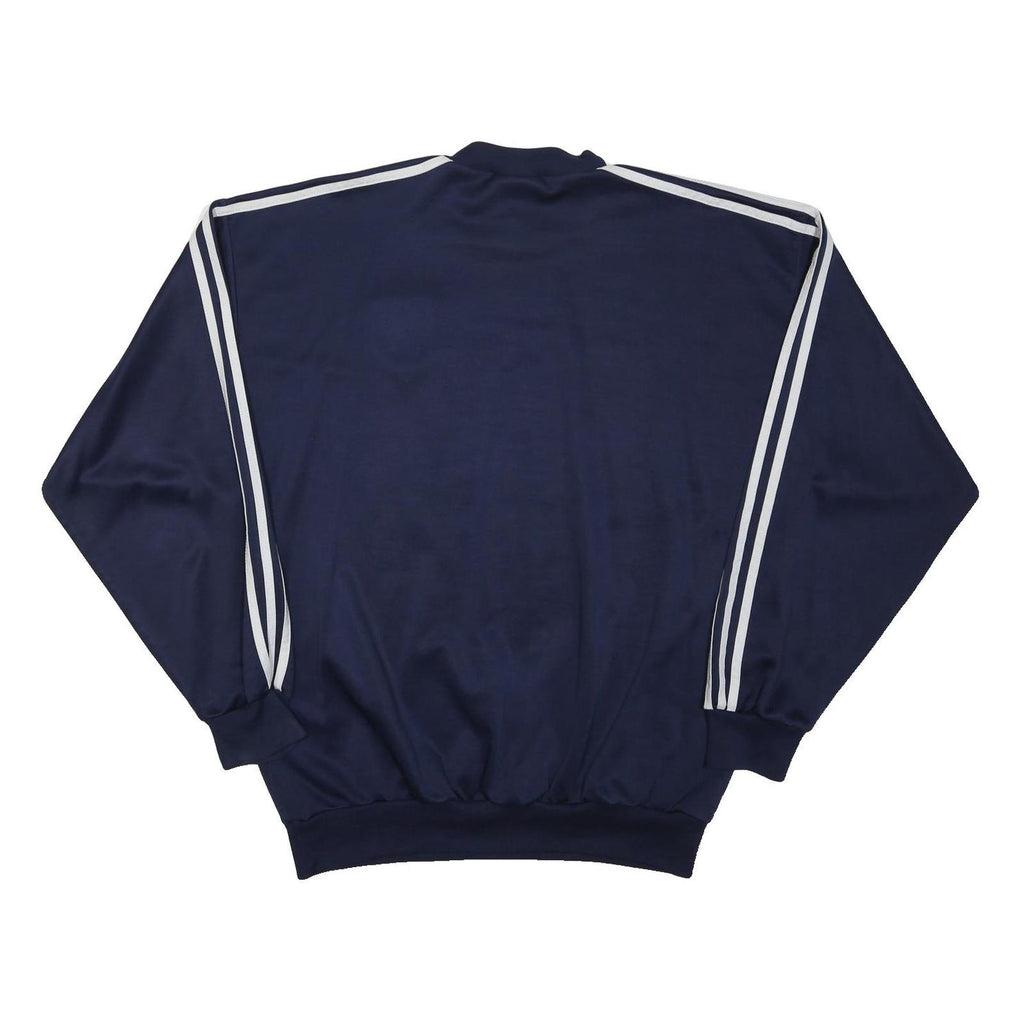 ADIDAS ORIGINALS Mens Navy Blue & White Sweatshirt Crew Neck XL Retro Logo