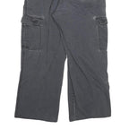 DICKIES Mens Cotton Blend Relaxed Cargo Trousers Black W30 L26 Workwear Utility