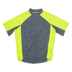 Cycling Mens Jersey Grey 1/2 Zip M