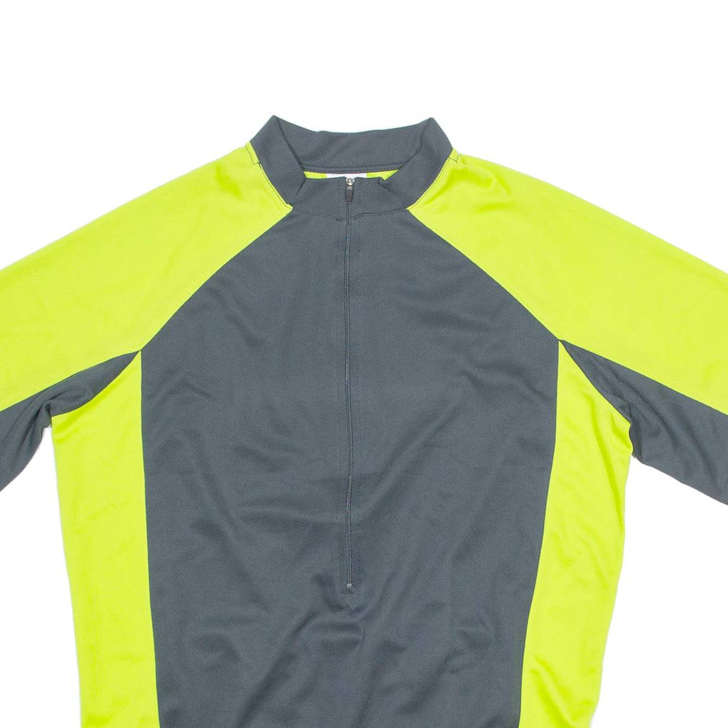 Cycling Mens Jersey Grey 1/2 Zip M