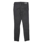 LEVI'S 711 Skinny Womens Jeans Black Slim Denim W28 L30 Distressed Cotton Blend