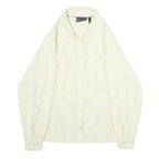 MAMMUT Womens Cream & Yellow Shirt M Lightweight Outdoor Style Button Closure